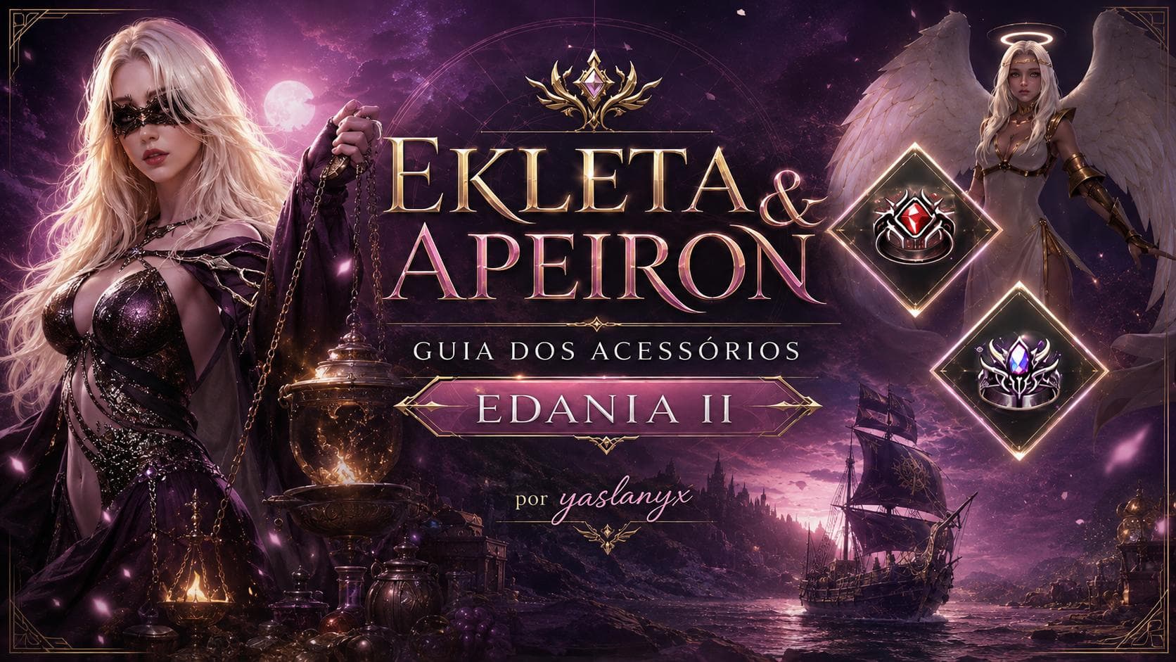 Capa original do guia Ekleta e Apeiron de Edania II criado por yaslanyx